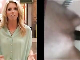 Hot British TV Reporter Masturbating