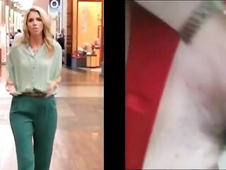 Hot British TV Reporter Masturbating