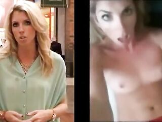 Hot British TV Reporter Masturbating