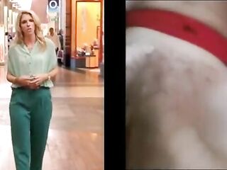 Hot British TV Reporter Masturbating