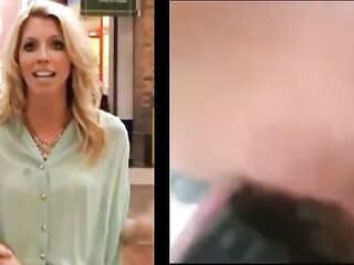 Hot British TV Reporter Masturbating