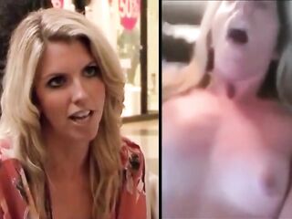 British Reporter Black Cock Dildo Masturbation